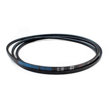 D&D A127 Classical V-Belt, 129 in Outside Length, 1/2 in Top Width, 1 Ribs A127